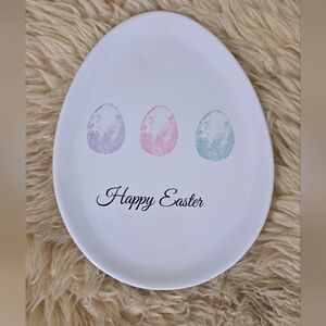New! Happy Easter Tidbit Plate